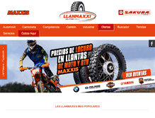 Tablet Screenshot of maxxisperu.com